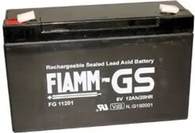 Produktbild von Fiamm FG11201 6 V 12Ah Blei Akku / Blei Akku / AGM Blei Vlies VdS