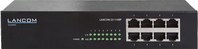 Produktbild von Switch / GS-1108P / 8x10/100/1000TX / PoE / unmanged / lüfterlos / internes Netzteil
