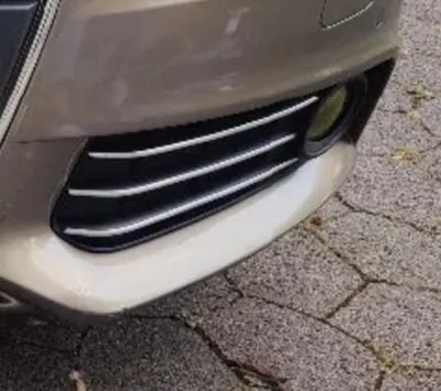Obrázek produktu pro Audi A4 B8 - Chromované lišty mřížky chladiče nárazníku