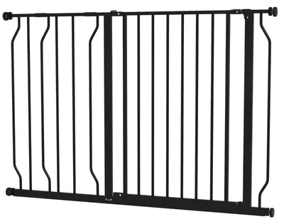 Immagine prodotto di Recinzione per animali domestici da applicare alla porta – Griglia di sicurezza | Colore: Nero