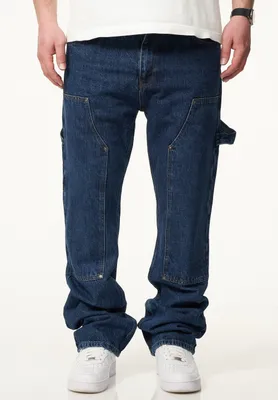 Produktbild von DAILY Baumwolle Herren Jeans DCPONTON Herren Lange Carpenter Hose Jeans Straight-Fit Loose-Fit