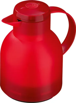 Produktbild von EMSA Isolierkanne Samba Quick Press 504232 1l rot Packung mit 2 Stück