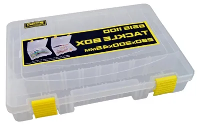 Produktbild von Angelbox 28x20x4,5cm - Box für Wobbler und Gummifische, Kunstköderbox, Köderbox, Angelkasten