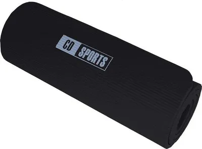 Obrázok produktu pre Protisklzová podložka na jogu, pilates, fitness a gymnastiku, rozmer 180x60x1 cm, materiál NBR, farba: čierna