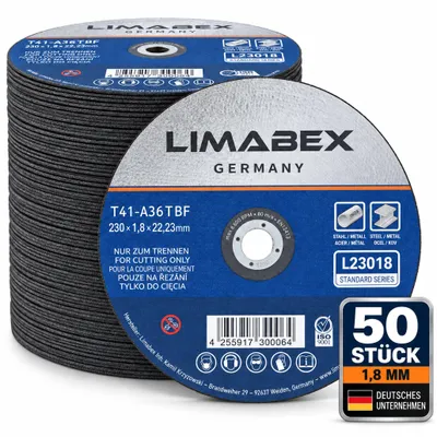 Produktbild von Trennscheiben 230 x 1.8 mm Metall Stahl Edelstahl INOX Rohre Profile Träger Bleche Stangen 50 Stück