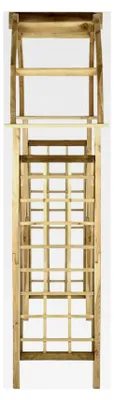 Produktbild von Rosenbogen Eingangspergola Gartenbogen Holz Torbogen Spalier, Kiefernholz 138 x 58 x 237 cm