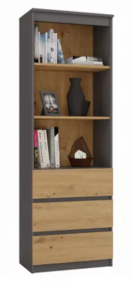 Zdjęcie produktu dla Topeshop RS-60 ANT/ART KPL, 3 pół., Płyta wiórowa, Płyta wiórowa, Kopolimer akrylonitrylo-butadieno-styrenowy (ABS), Matowy, 600 mm