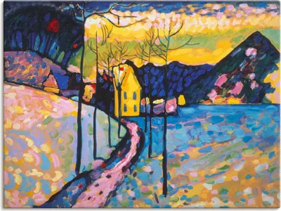 Produktbild von ARTland Leinwandbild Winterlandschaft I. 1909 Größe: 40x30 cm
