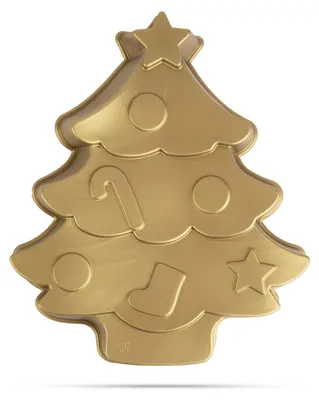 Image de Moule à gâteaux en silicone - Sapin de Noël - 28 x 25 x 4,5 cm 1 pièce [57273D].