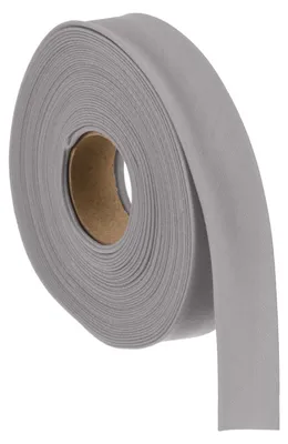 Biaisband 2,5 cm, Polyester-Baumwolle, 10 m, grau