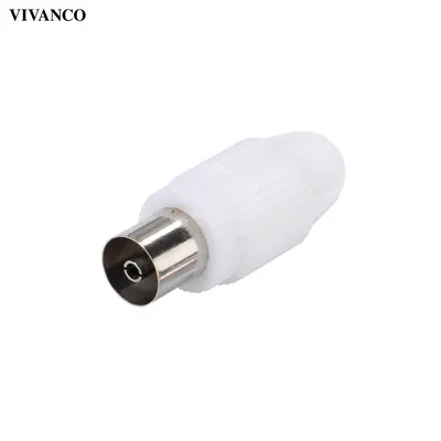 Produktbild von ViVanco™48/00 02, F-Typ, F-Typ, Weiblich, Weiblich, 75 Ohm, Weiß
