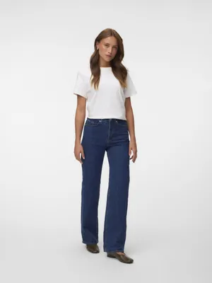 Produktbild von Vero Moda VMTESSA HR WIDE JEANS RA3131 GA NOO Dark Blue Denim 29/30