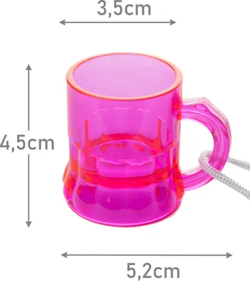 Produktbild von 11x Schnapsglas Team Bride JGA - 1x Bride zum Umhängen am Band Team Braut