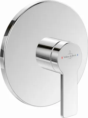 Produktbild von Villeroy & Boch Architectura Unterputz-Einhebel-Armatur, Chrom, 170x170x36mm, 1 Stk.