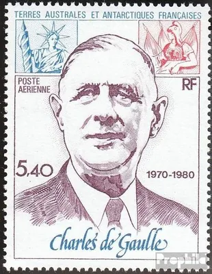Produktbild von Briefmarken Französ. Gebiete Antarktis 1980 Mi 148 (kompl.Ausg.) postfrisch 10. Todestag