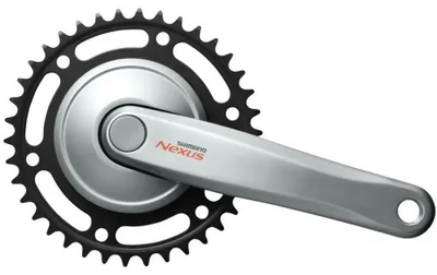 Produktbild von SHIMANO Kurbelgarnitur NEXUS FC-C6000 - 38 Zähne, silber