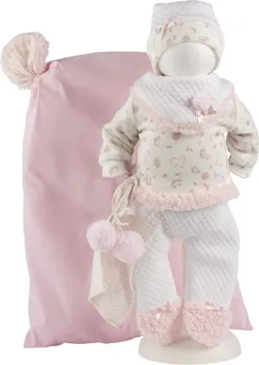 Obrázok produktu pre Bábika Llorens so šatami a dekou 42 cm ružová Ružová Jedna veľkosť