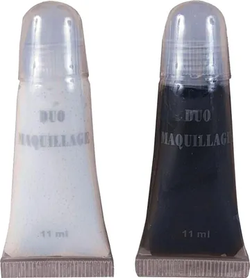 Produktbild von schwarz und weißes Make up - Einheitsgröße