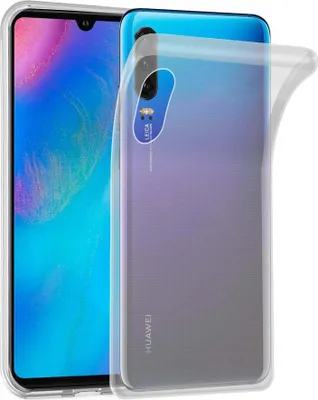 Produktbild von Cadorabo Hülle für Huawei P30 Schutz Hülle in Transparent Schutzhülle TPU Silikon Cover Etui Case