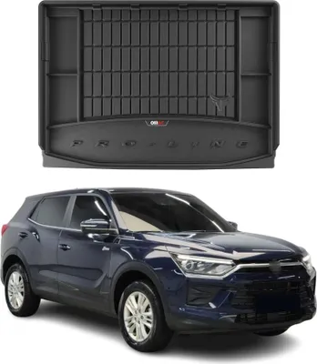 Image de 2019-2025 Tapis de sol Ssangyong Korando TPE noir 4 pcs