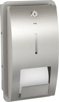 STRATOS WC-Rollenhalter für Unterputzmontage Edelstahl 2 Rollen KWC STRX671E
