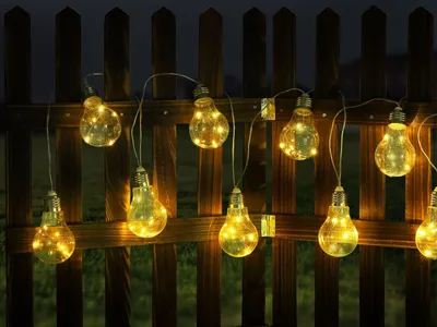 Immagine prodotto di Globo luce solare Luce solare LED 10 volte 0,06W bianco caldo IP44 grigio argento, plastica Ø5,8cm 33708-10