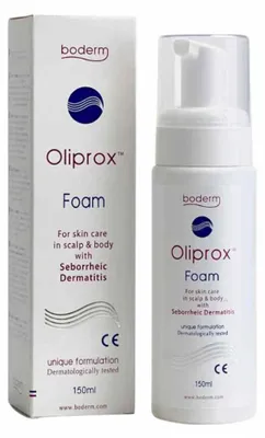 Image de Oliprox mousse contre la dermatite séborrhéique et les pellicules 150 ml
