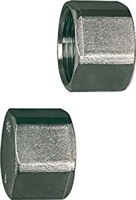 Produktbild von Riegler Verschlusskappe, Achtkant, G 1 1/2, SW 56, Edelstahl 1.4408