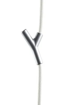 Produktbild von AUTHENTICS Garderobenseil WARDROPE verchromt matt Seil weiss