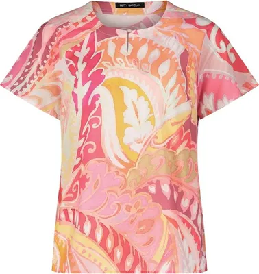 Produktbild von Bluse Kurz 1/2 Arm 2844 Rosé/Yellow Größe 38