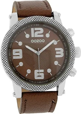 Produktbild von Oozoo Damen Herren Armbanduhr braun Analog Vintage Series Lederarmband D2UOC3132A