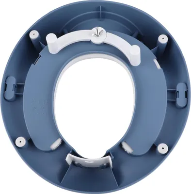 Image de Siège pot pour enfant, souple, protégé contre les éclaboussures, antidérapant, apprentissage de la propreté, avec poignées pour garçons et filles, bleu ciel