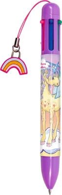 Produktbild von 6-Farb-Kuli - Einhorn-Paradies