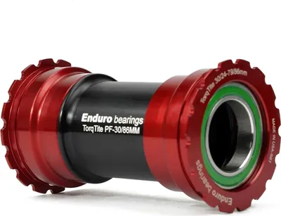 Image de Enduro Bearings XD-15 Pro Ceramic TorqTite palier de pédalier, BB386EVO, 24mm, rouge (BKC-0895)