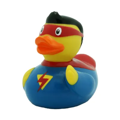 Zdjęcie produktu dla Gumowa kaczka LiLaLu 1809 "Superman"