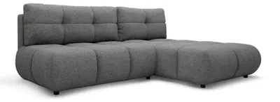 Produktbild von Ecksofa mit Schlaffunktion Milorya rechts Steingrafit