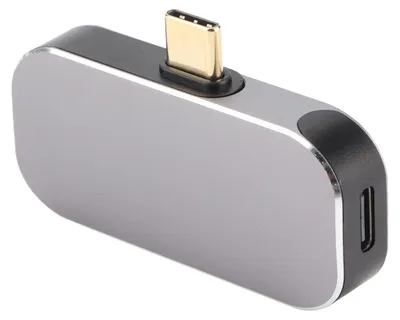 Image de Station d'accueil multifonction 3-en-1 : adaptateur USB-C mâle (Type C) vers DP 2 (Type C) femelle, hub USB-C compatible Windows, Android et OS X