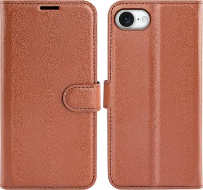 Produktbild von iPhone 16e / 17e Hülle - Coverup Klapphülle - Braun