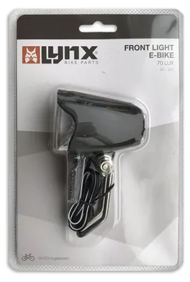 Immagine prodotto di Faro per e-bike Lynx 70 LUX 6V-48V con marchio di controllo StVZO
