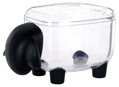 Obrázok produktu pre Uchovávacia nádoba na vatové tampóny - 13 cm - úložný box do kúpeľne