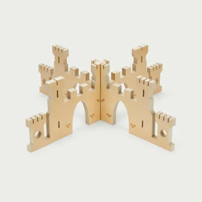 Image de TickiT Château Jeu de construction en bois Set de découverte - Jouets fantaisie