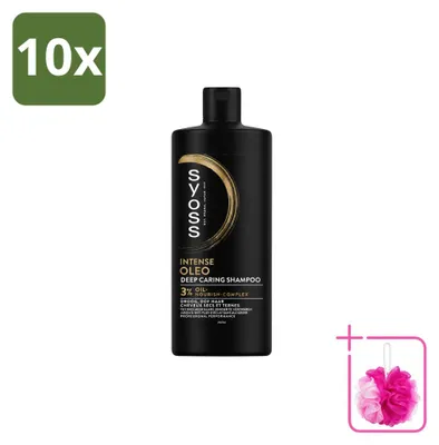 Image de 10 flacons de shampooing Syoss Oleo Intense - 440 ml - Lot de 10