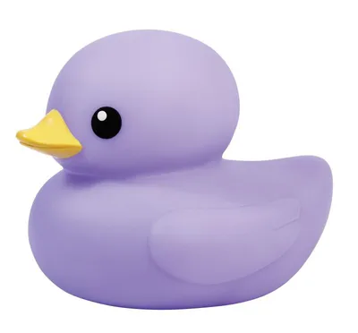 Obrázek produktu pro TOLO Baby Bath Duck Fialová hračka batolecí kachna do vany gumová kachna