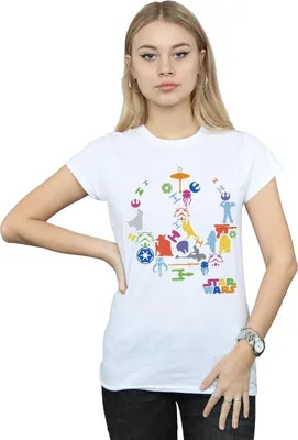 Produktbild von Star Wars - T-Shirt für Damen BI41991 (XXL) (Weiß)