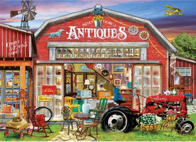 Produktbild von Master Pieces Puzzle Antiques for1000 Teile Such- und Findespaß