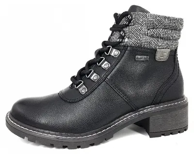 Productafbeelding van Jana Damenschuhe Stiefeletten Schnürer Stiefel Schwarz Freizeit
