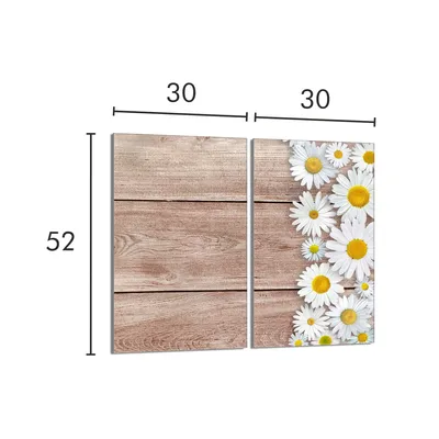 Imagen del producto de Placa de vidrio protectora para estufa, 2x30x52 cm, madera