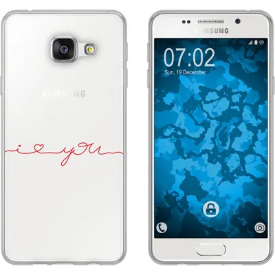 Produktbild von PhoneNatic Case kompatibel mit Samsung Galaxy A5 (2016) A510 Silikon-Hülle in Love M2