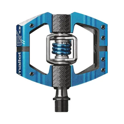 Produktbild von Crankbrothers Mallet E, Mountain bicycle (MTB), Aluminium, Schwarz, Blau, 419 g, 2 Stück(e)