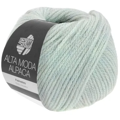 Produktbild von Lana Grossa ALTA MODA ALPACA 50 g edles Garn aus hauchfeinem Baby-Alpaca 140 m Farbe 082 - Pastellblau